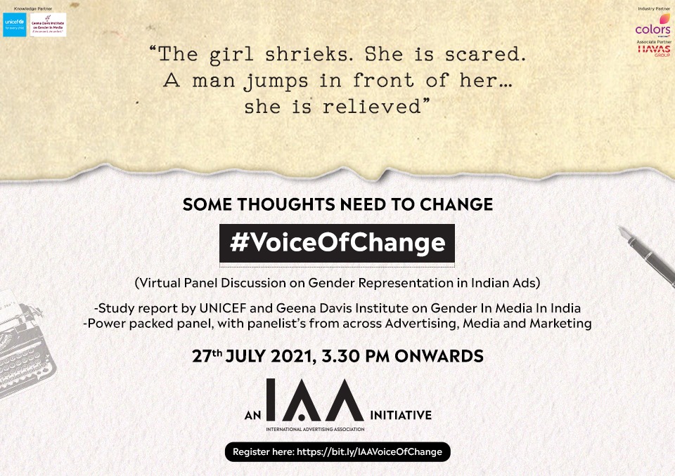【 IAA Global】#VoiceOfChange - An IAA India Initiative