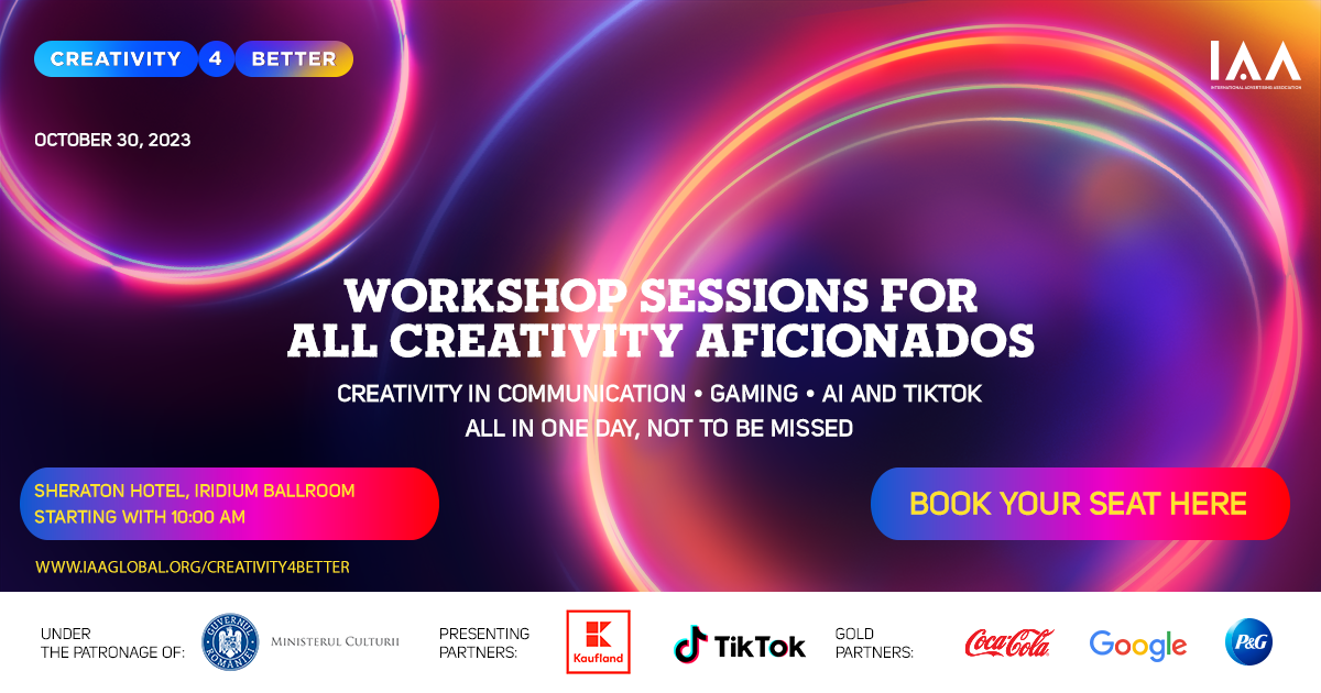 在 IAA Creativity4Better 2023 Workshops 展現您的創意！