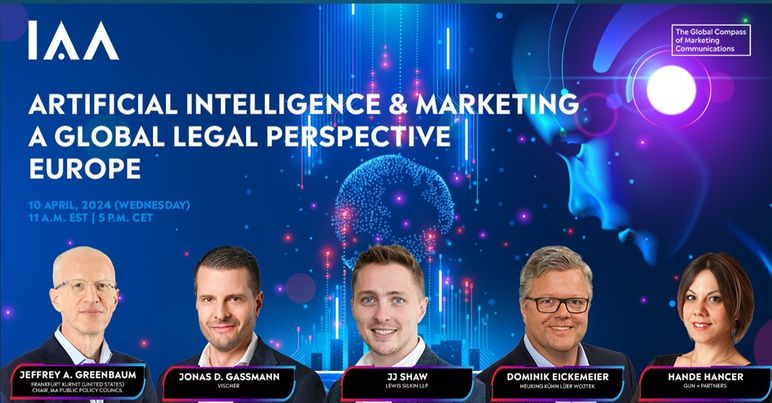 4/11 IAA舉行線上研討會 討論AI法律的發展及對廣告主的影響