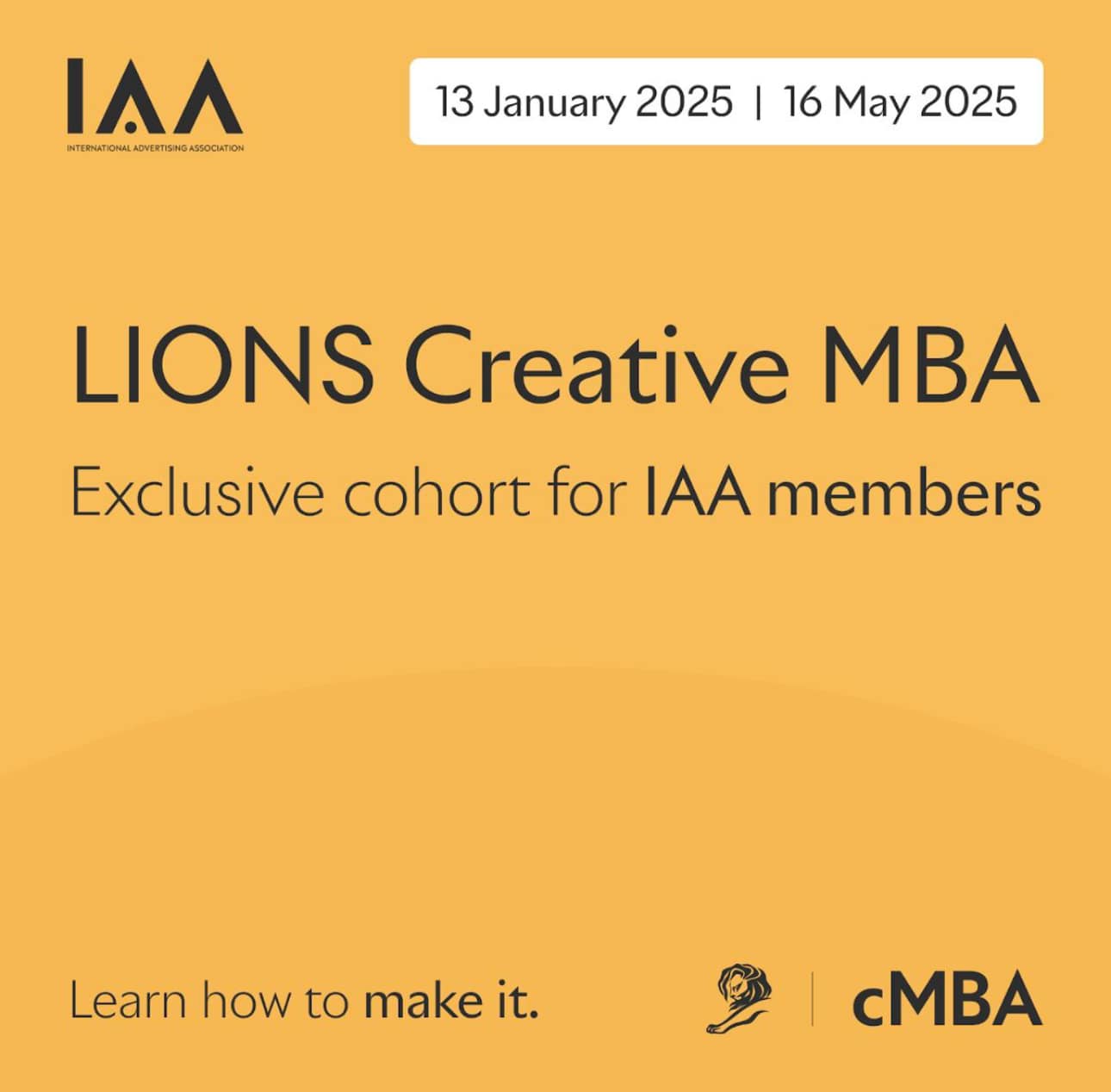 LIONS Creative MBA for IAA members