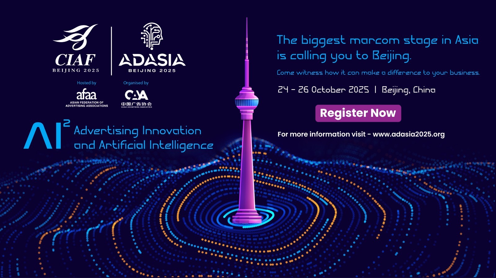 【AdAsia2025】Exploring the future: Theme:AI² – Advertising Innovation and Artificial Intelligence