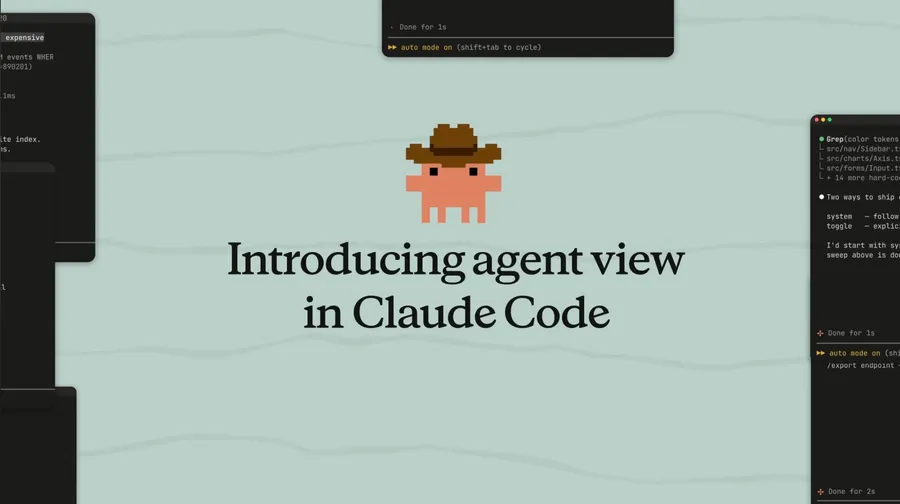 【數位時代】Claude Code推出Agent View！一個畫面掌控所有AI編碼任務，關掉視窗任務照跑 Anthropic 為其開發者工具 Claude Code 推出的全新功能「Agent View」。